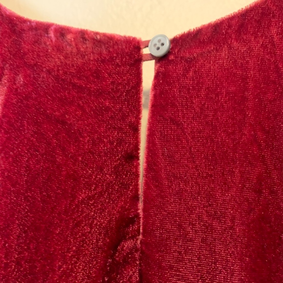 J CREW | Plum Velvet Versatile Spaghetti Strap Boho Tank Top - Picture 7 of 11